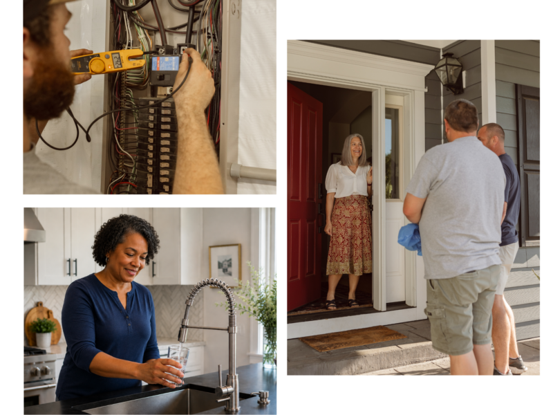 Sampling of services by popular Charlottesville HVAC, Plumbing and Electrical business, Fitch Services.